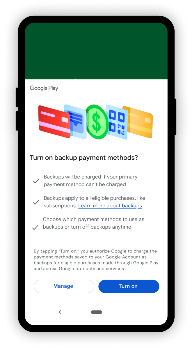 Google Play billing redesign